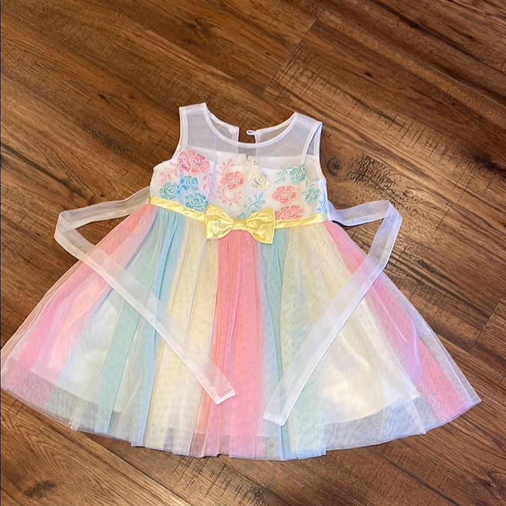 2T pastel Easter dress